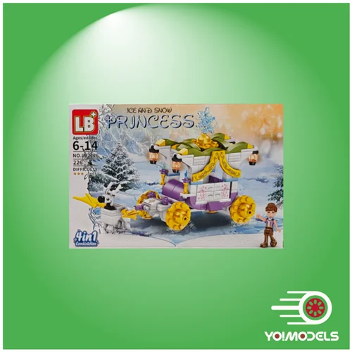 کالسکه و درشکه فروزن پرنسس LB2126 / Carriage frozen Princess LB21216
