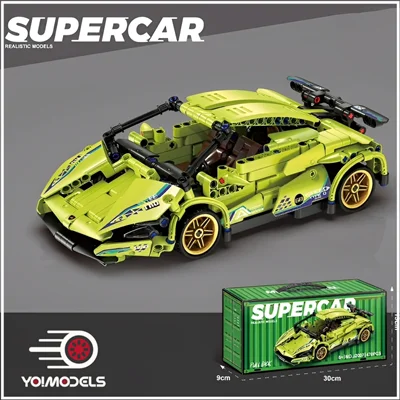 لامبورگینی سبز سوپرکار / Lamborghini SUPERCAR