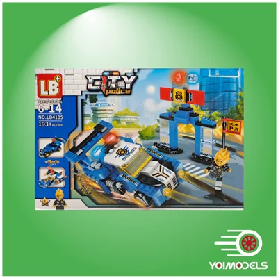 ماشین پلیس 3 مدله LB4105 / Police car 3in1 LB4105