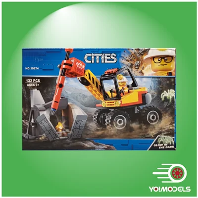 ماشین راه سازی سیتی 10874 / Power miner city 10874