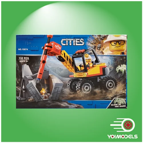 ماشین راه سازی سیتی 10874 / Power miner city 10874