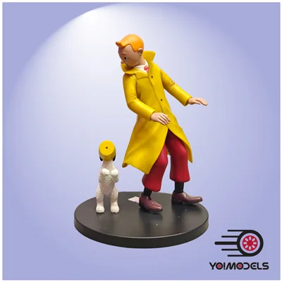 تن تن با کت زرد و مایلو / tintin in yellow and milo