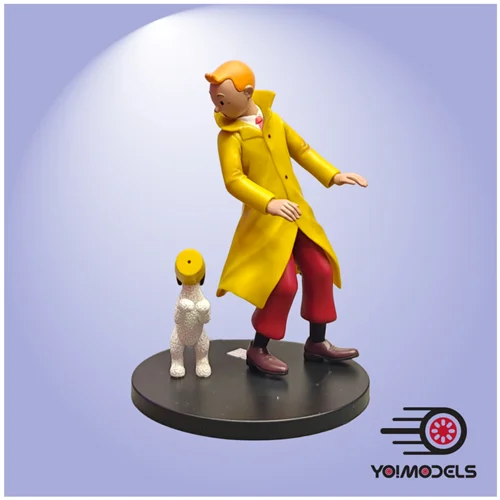 تن تن با کت زرد و مایلو / tintin in yellow and milo