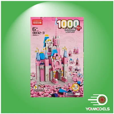 لگو قصر دخترانه هزار تکه / Pink Castle +1000 blocks