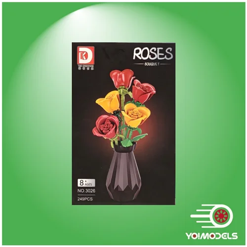 گلدان رز / Roses Lego
