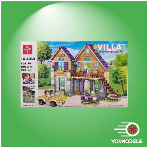 ویلا و ماشین LX.A069 / Villa and car LX.A069
