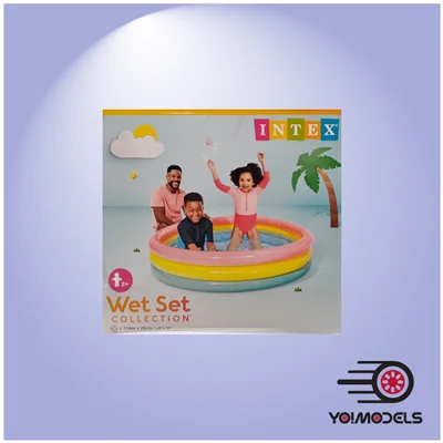 استخر بادی کودک اینتکس Wet Set مدل 114×25 سانتی‌متر