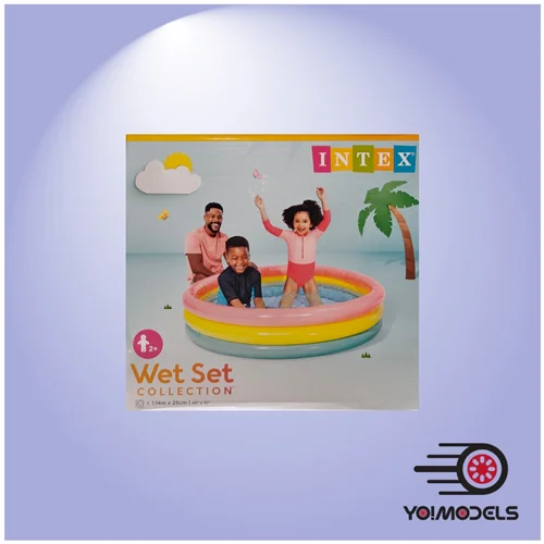 استخر بادی کودک اینتکس Wet Set مدل 114×25 سانتی‌متر