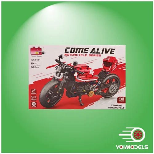 موتور سیکلت با کاسکت 30017 /30017 Motorcycle with Hat